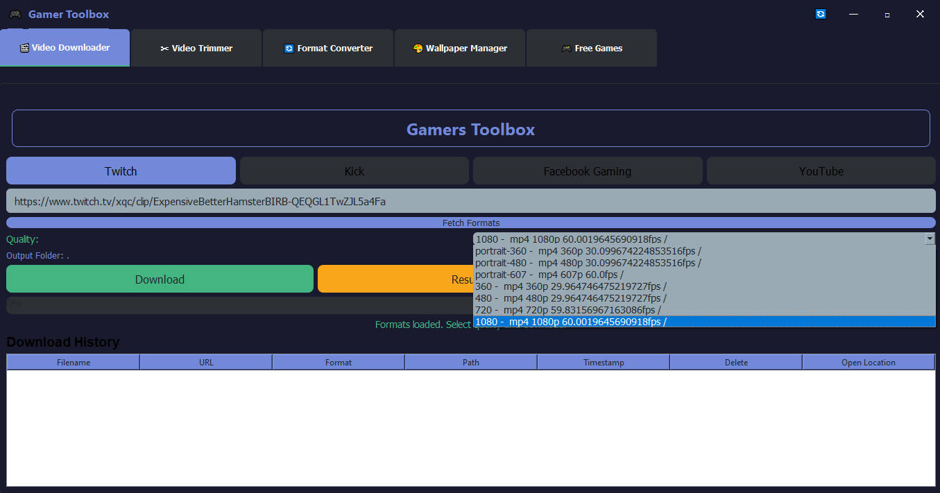 Video Downloader Tool